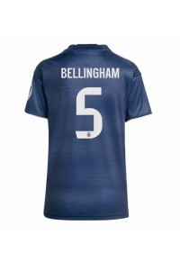 Real Madrid Jude Bellingham #5 Jalkapallovaatteet Naisten Vieraspaita 2025-26 Lyhythihainen